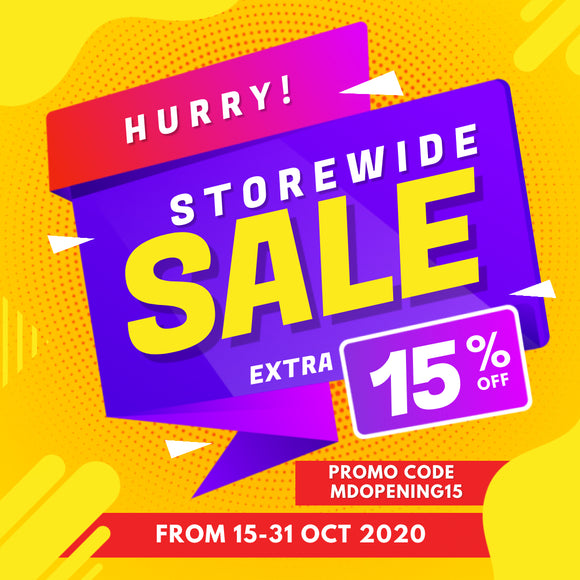 Shop Now!! Enjoy Storewide extra 15% discount!!!